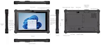 EMDOOR 10.1" EM-I10A i5-1235U/i7-12550U защищенный планшет